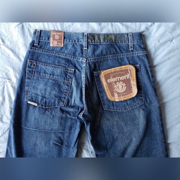 Element Skateboards Vintage Jeans (28x32, Straight Fit) NWT Y2K - Picture 2 of 12